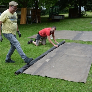 Vorbereitungen für das Pfarrfest