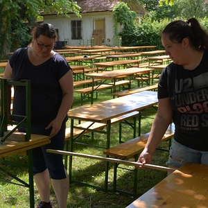 Vorbereitungen für das Pfarrfest