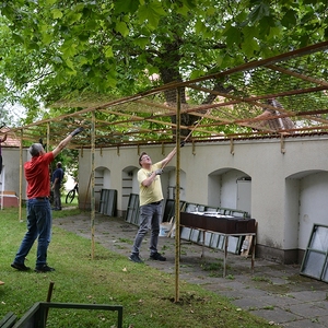 Vorbereitungen für das Pfarrfest