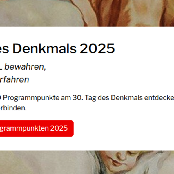 Tag des Denkmals, Plakat