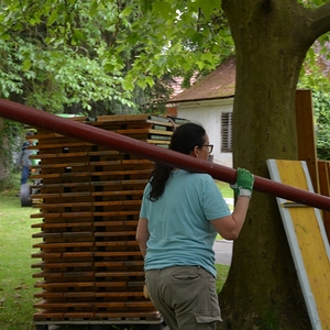 Vorbereitungen für das Pfarrfest